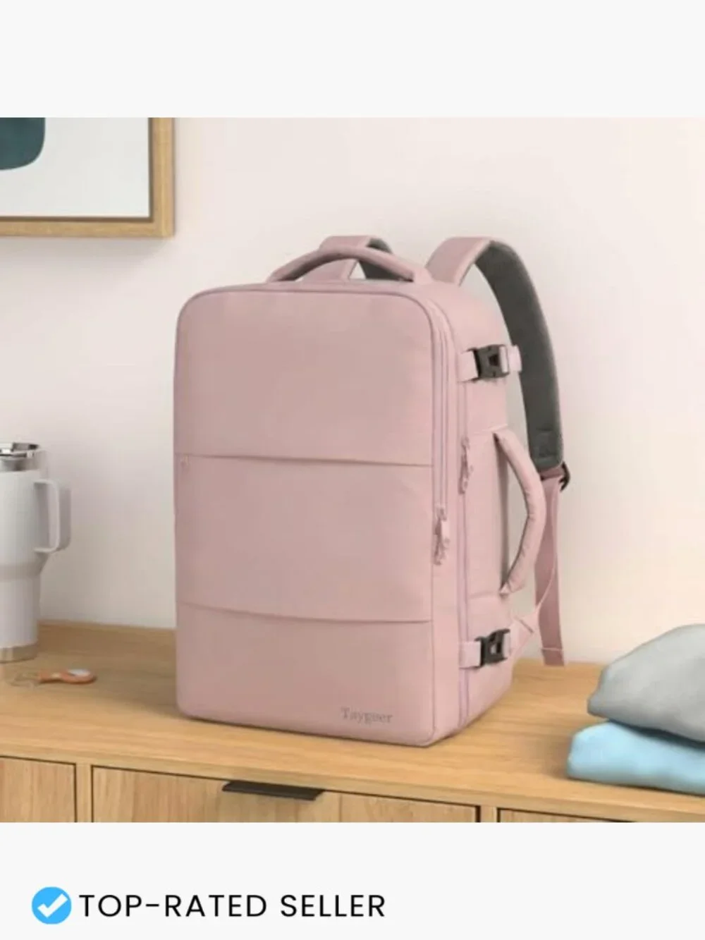Large Travel Backpack 40L TSA Friendly Carry On Business Laptop Bag Daypack